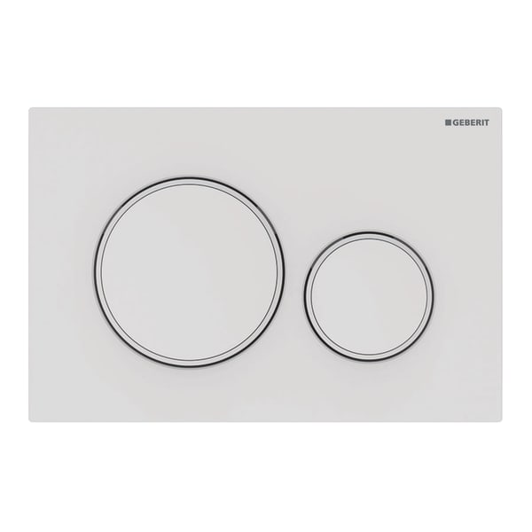 Placuta de actionare Geberit Sigma 20, alb mat lacuit, finisaj easy to clean - GEB115.882.01.1