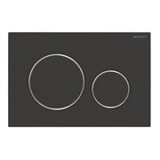 Placuta de actionare Geberit Sigma 20, negru mat , finisaj easy to clean - GEB115.882.14.1