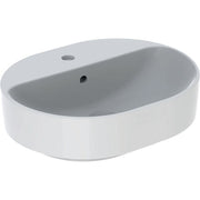 Lavoar Geberit Variform 50x40 cm, cu preaplin si orificiu baterie, alb - GEC500.775.01.2