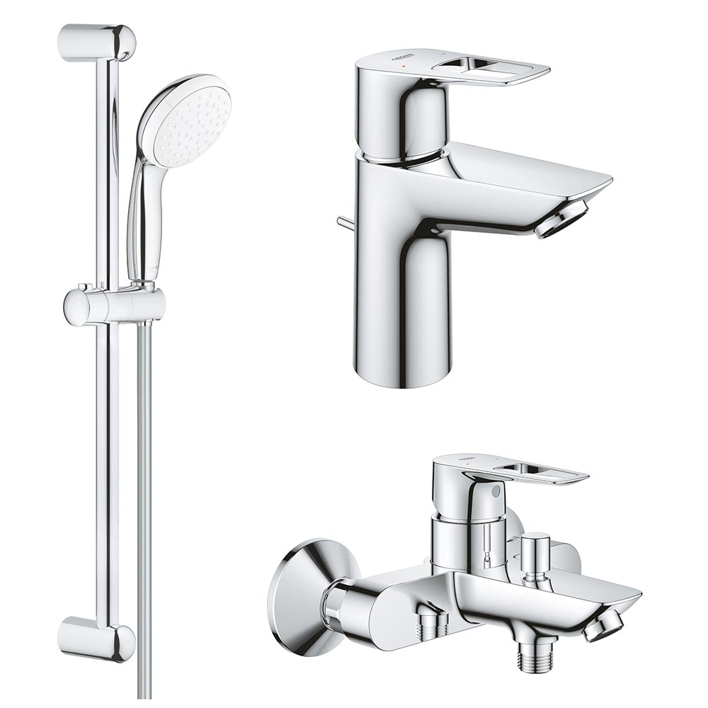 Pachet baterii baie 3 in 1 Grohe Bauloop marimea S-(23335001,23602001,27853003 )