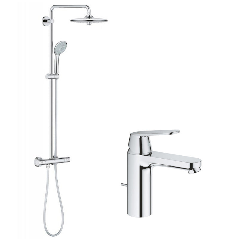Pachet: Coloana dus Grohe Euphoria 260-27296002 + Baterie lavoar Eurosmart Cosmo marimea  M-23325000