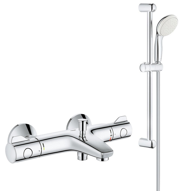 Pachet: Baterie cada Grohe Grohtherm 800-34567000, Set dus New Tempesta 100-27853003