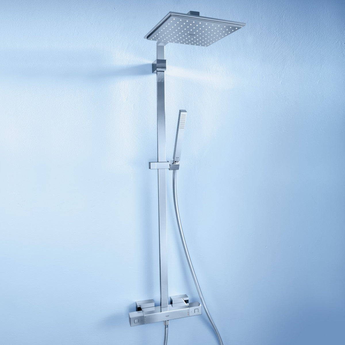 Coloana dus Grohe Euphoria Cube System 230, termostat cu montare pe perete- 26087000