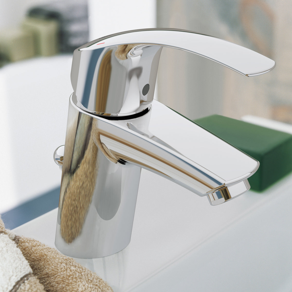 Baterie lavoar Grohe Eurosmart New, cartus ceramic, marimea S, Crom-33265002