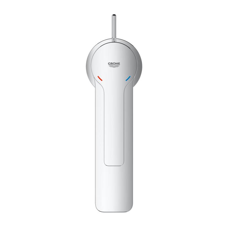 Baterie lavoar Grohe Lineare, monocomanda, cartus ceramic, set evacuare tija inclus, marimea XS, crom-32109001