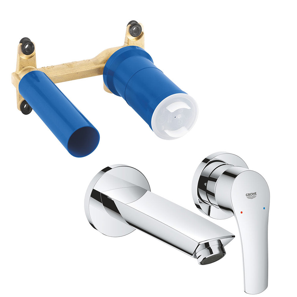 Baterie lavoar Grohe Eurosmart model 2022, corp incastrat inclus, crom(29337003,23571000)