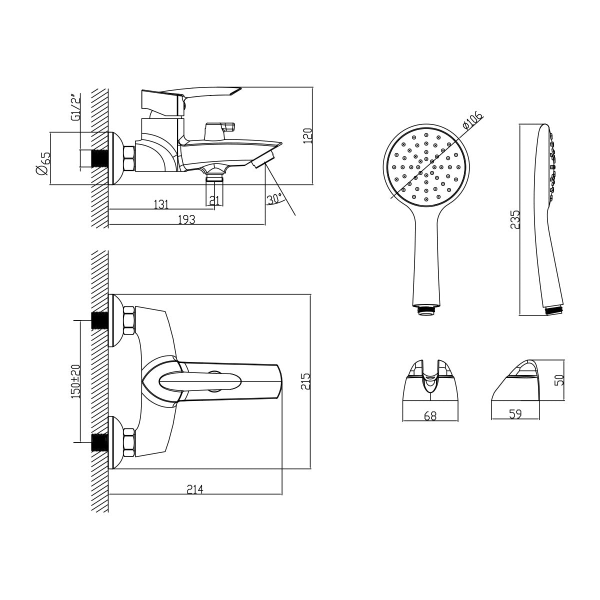 Baterie cada Lemark Mars, crom - LM3514C-EU