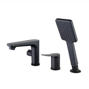 Baterie cada Lemark Bronx, cu set dus, negru mat - LM3745BL