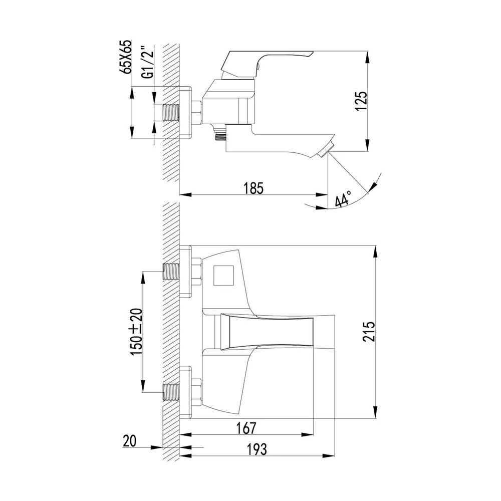 Baterie cada Lemark Unit, crom - LM4514C