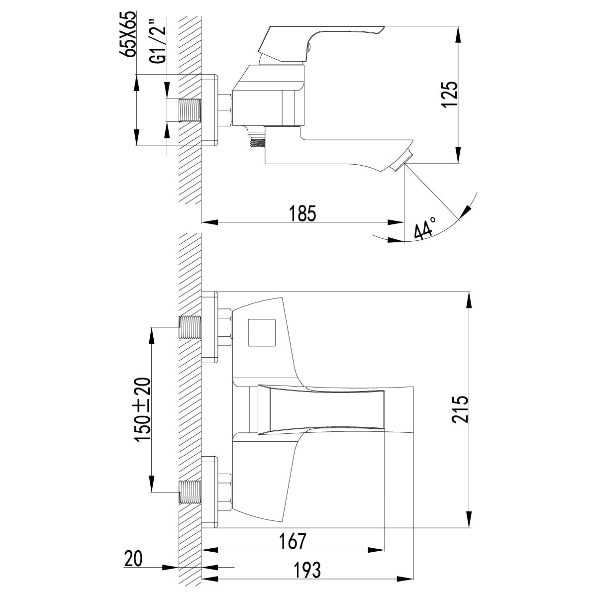 Baterie cada Lemark Unit, metalic, crom - LM4514C-EU