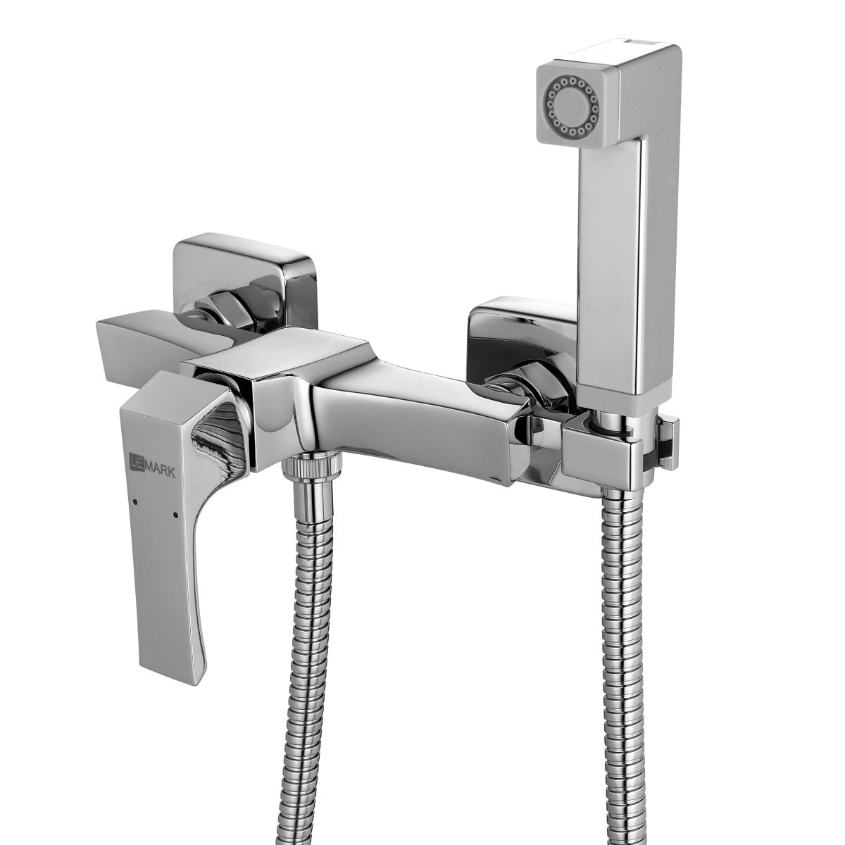 Baterie dus Igienic Lemark, cu set dus, crom - LM4518C-EU