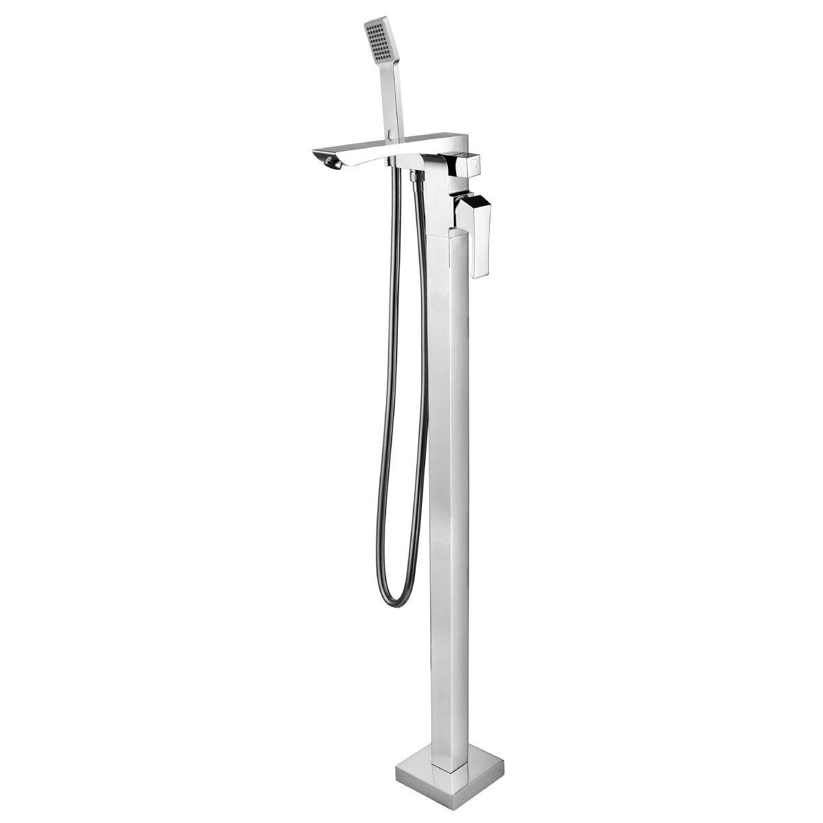 Bateria cada Lemark Unit, fixare podea, crom - 