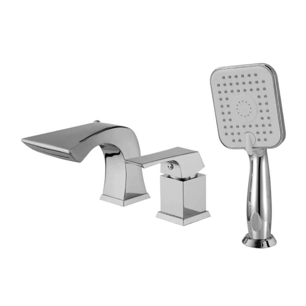 Baterie cada Lemark Unit, cu set de dus, crom - LM4545C