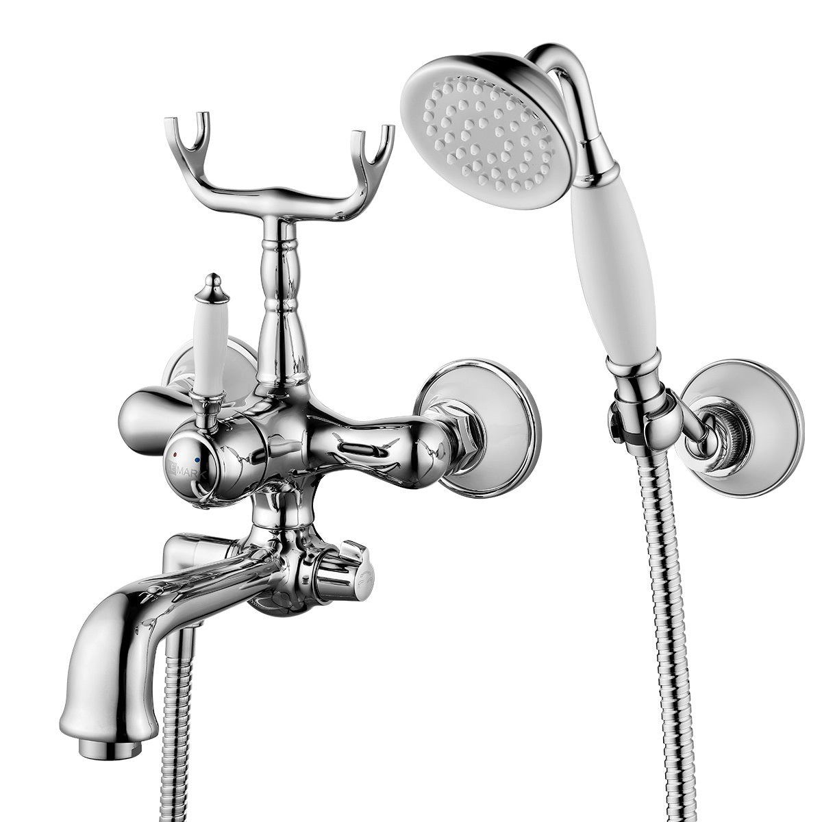 Baterie cada, monocomanda, set dus Lemark Villa, crom - LM4812C-EU