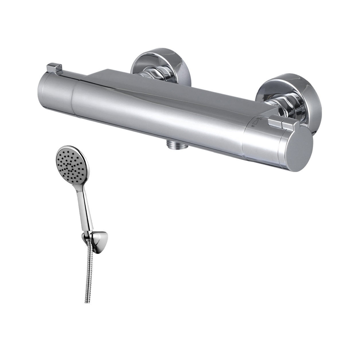 Baterie dus termostatata Lemark Yeti, crom - LM7833C-EU