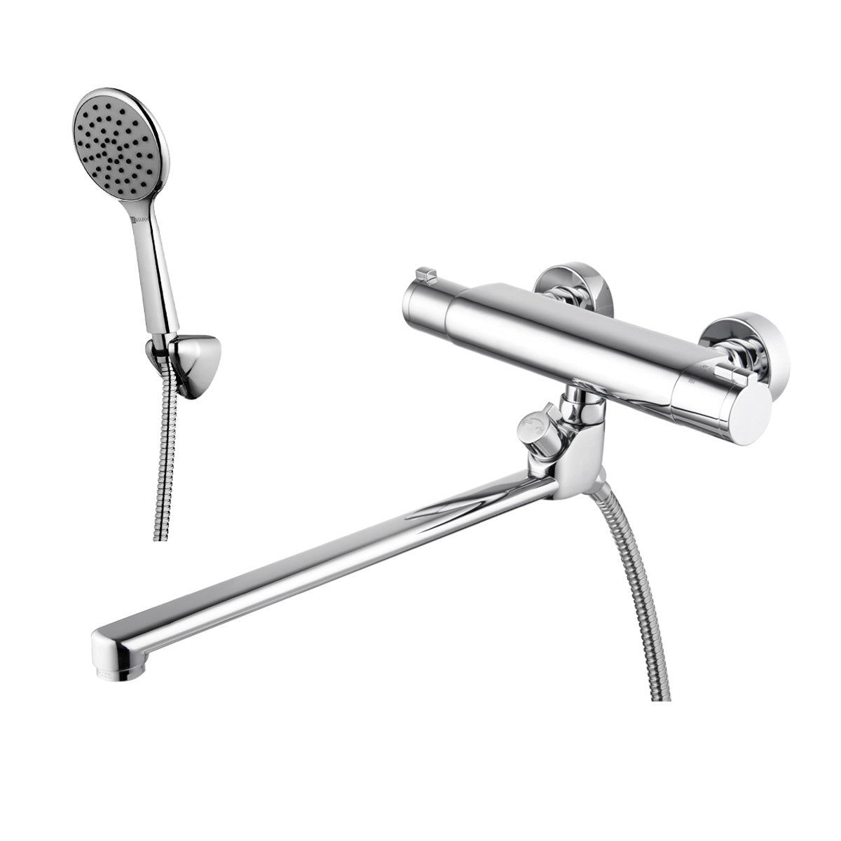 Baterie cada termostatata, set dus Lemark Yeti, crom - LM7834C-EU