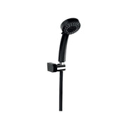 Set dus Ferro, 3 jeturi, cu suport si furtun flexibil, negru mat - MINI869.5