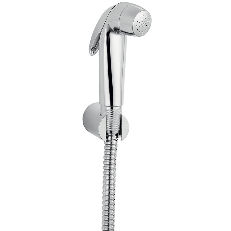 Set dus igienic Ferro Presso, cu suport si furtun, crom - N100B 