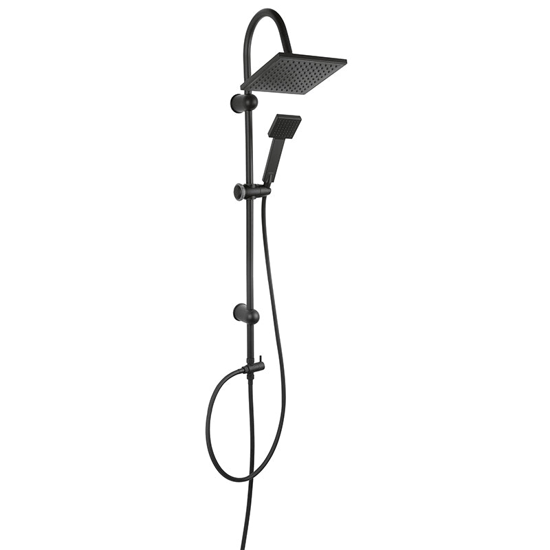 Coloana dus Ferro Squerto, cu para si palarie, patrata, negru mat - NP22-BL