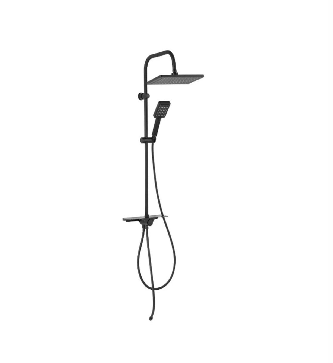 Coloana dus fara baterie Ferro Kanto VerdeLine, negru mat - NP94VL-BL