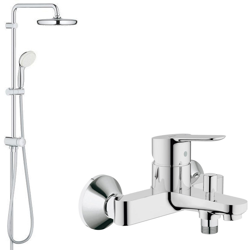 Coloana dus Grohe New Tempesta 250 plus baterie cada BauEdge (26675001 , 23334000)