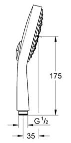 Para de dus Grohe Power&Soul® Cosmopolitan 130-27663000