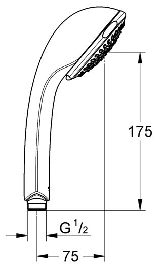 Para dus Grohe Relaxa 100 Trio-28793000