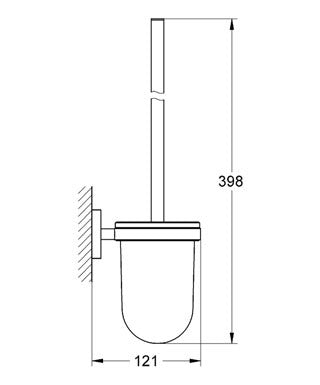 Perie wc Grohe Essentials-40374001