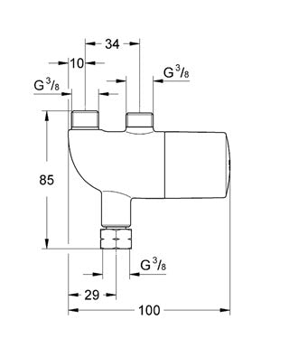 Protectie termica impotriva oparirii Grohtherm Micro-34487000
