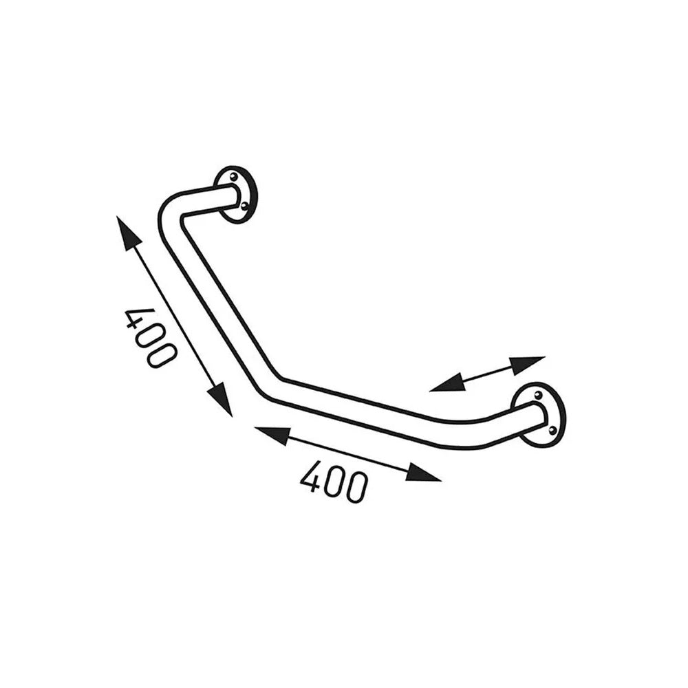 Bara sustinere Ferro Metalia Help, alb - R66404.11