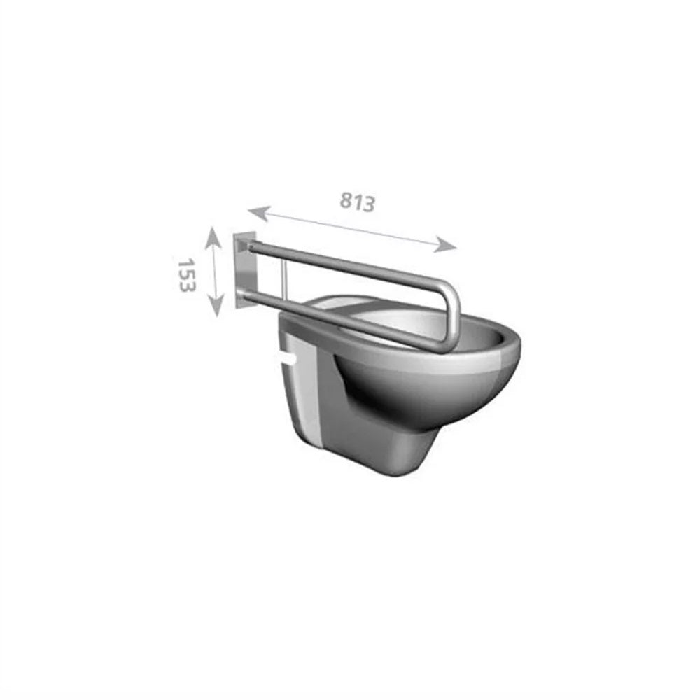 Bara sustinere dublu Ferro Metalia Help, 81 cm, crom - R6681.44