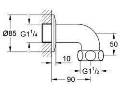  tata 1 1/4" - Grohe-12436000