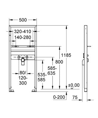 Rapid SL pentru lavoar  - Grohe-38554001