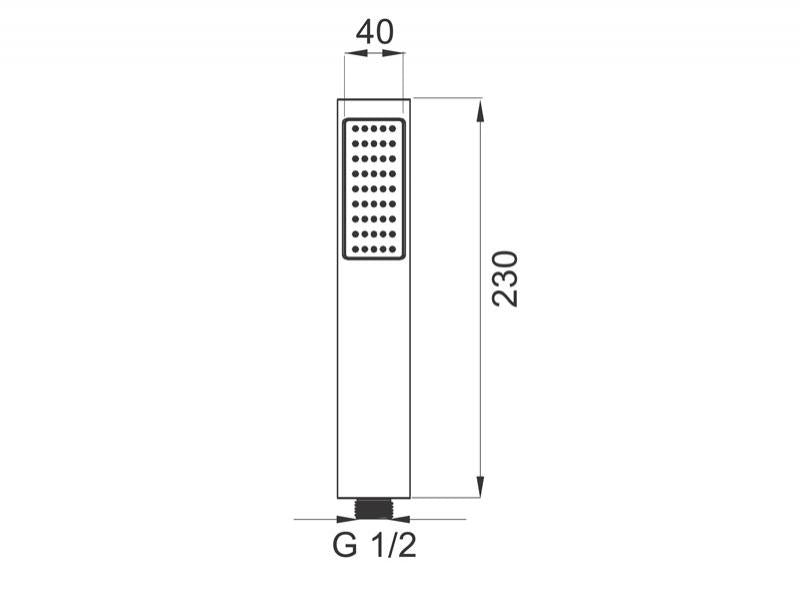 Para dus Ferro Moderno, crom - S115