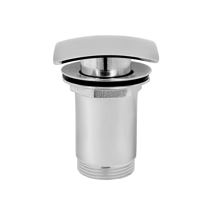 Ventil click clack Ferro Quadro, cu preaplin, cu dop patrat, crom - S284 