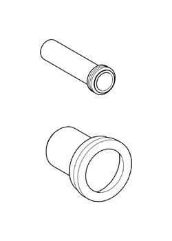Set WC de racord admisie şi evacuare Grohe-37311K00