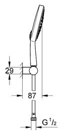 Set de dus Grohe Power&Soul-27751000