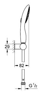 Set de dus Grohe Power&Soul-27763000