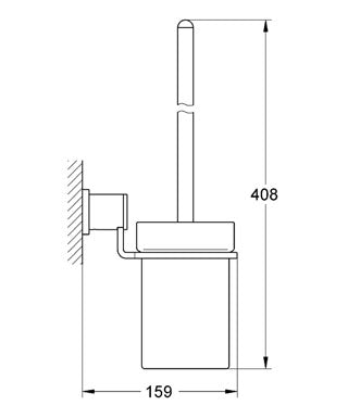 Set perie Wc Grohe Allure-40340000
