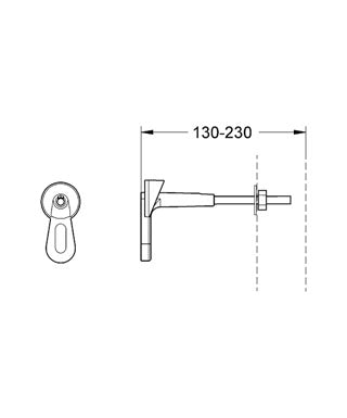 Suport prindere in perete Rapid SL - Grohe-3855800M