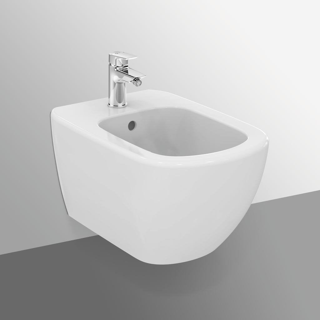 Bideu suspendat Ideal Standard Tesi Silk, alb mat - T3552V1