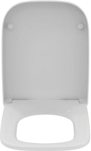 Capac WC Ideal Standard i.life A Square cu inchidere lenta, alb - T453101