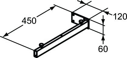 Suport pentru instalare suspendata Ideal Standard Adapto - U842867