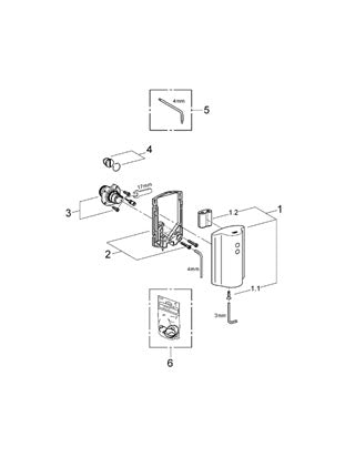 Unitate conversie Tectron pentru pisoar - Grohe