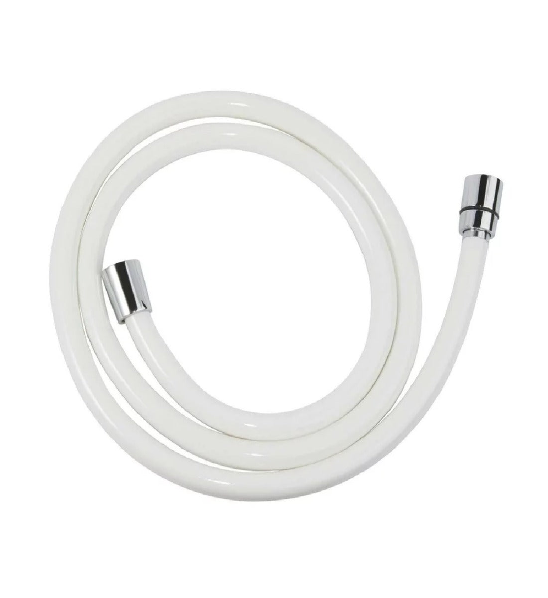 Furtun dus flexibil Ferro, 150 cm,  alb - W42