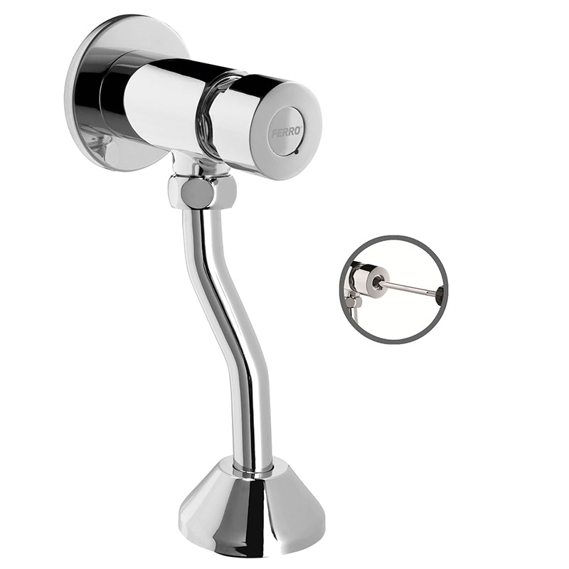 Robinet cu temporizare Ferro Presstige, pentru pisoar, crom - Z211 