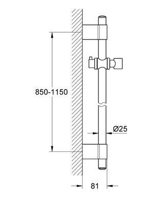 Bara de dus 1150 mm - Grohe Rainshower-27136001