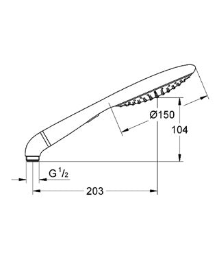 Para dus Rainshower Solo - Grohe-27272LS0