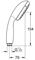 Para dus Grohe New Tempesta 100-26161000