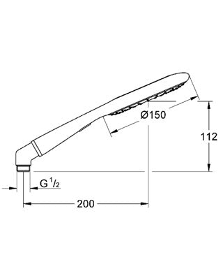 Para dus Grohe Rainshower® Icon 150-27639000